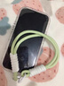 鹿途者 DEERWALK漸變綠色羽紗狗狗腕帶iPhone16手機殼適用蘋(píng)果14/13promax軟殼13鏈條掛繩15plus可愛(ài)卡通小眾新款 羽紗奶油殼-綠色狗狗+掛繩 iPhone 16 Pro M 曬單實(shí)拍圖