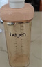 HEGEN海格恩吸管杯兒童水杯學(xué)飲杯奶瓶1-3-6歲直飲吸管嬰兒寶寶牛奶杯 【獨(dú)立抓握】 330ml 吸管杯-浪漫紫 曬單實(shí)拍圖