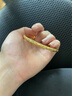 金宙金包銀滿天星手鐲大氣百搭閃耀女士推拉圓棍推拉金鐲子生日送老婆 滿天星手鐲【推拉款】 包金3克 曬單實拍圖