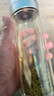 澗冰摔不壞的鋼化玻璃杯一鍵開(kāi)蓋茶車(chē)載速開(kāi)茶水分離男士新款高檔雙層 500ml銀【速開(kāi)雙層加厚防爆防漏】 曬單實(shí)拍圖