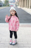 G.DUCKKIDS小黃鴨女童毛衣秋冬2025新款兒童毛線(xiàn)衣保暖針織衫中大童套頭上衣 粉色 110 尺碼4~5歲【100-110cm】 曬單實(shí)拍圖