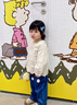 幼歌（YOUGE）嬰幼兒立體小花寬松直筒褲寶寶2025新款貼身柔軟褲子潮 牛仔藍(lán) 90 cm 曬單實(shí)拍圖