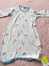 婧麒（JOYNCLEON）嬰兒夏薄款衣服純棉提花男女寶寶七分袖家居服連體衣兒童睡衣 云端奇遇記【七分袖-分腿式】 100cm 曬單實拍圖