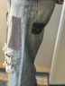 Levi's?SilverTab?25春夏新款男士美式高街破洞寬松直筒牛仔褲 淺藍(lán)色 30 (32) 曬單實(shí)拍圖
