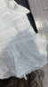 布丁哈魯女童時(shí)尚可愛(ài)上衣25夏季新款中大童甜美花邊小衫親膚舒適飛袖襯衫 曬單實(shí)拍圖