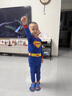 G.DUCKKIDS蜘蛛俠衣服男童睡衣春秋款純棉套頭長袖家居服兩件套兒童空調(diào)衫 超人 120 （建議身高110cm  6-7歲）c 曬單實拍圖