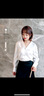 Laurèl【三醋酯纖維】25秋新款緞面蕾絲領(lǐng)襯衫女LWD363C00400 純凈白 S 曬單實(shí)拍圖