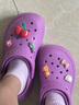 卡駱馳（crocs）雪屋Clog涼鞋女鞋厚底洞洞鞋沙灘拖鞋戶外涼拖 209347-6WQ M4W6 曬單實(shí)拍圖