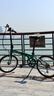 大行（DAHON）D6折疊自行車(chē)20英寸6速入門(mén)級(jí)折疊車(chē)成人學(xué)生通勤休閑單車(chē)KBC061 墨綠色 曬單實(shí)拍圖