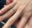 周百福銀日月同輝情侶戒指男女一對(duì)戒學(xué)生紀(jì)念送女友禮物 曬單實(shí)拍圖