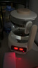 奧克斯養(yǎng)生壺嬰兒多功能調(diào)奶器燒水壺全玻璃電熱水壺恒溫水壺燉煮壺一體煮茶壺2025新款辦公室家用花茶壺 全玻璃米白色-加厚壺體-提壺記憶 1.5L 曬單實拍圖