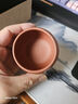 尊壺紫砂主人杯三只裝品茗杯茶碗功夫茶具配件 三色金辰蘭草杯80ml 曬單實(shí)拍圖