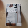 雨果博斯（HUGO BOSS）男士刺繡logo棉質(zhì)圓領(lǐng)短袖T恤 3件裝 黑/白/灰 50475284 999 XL 曬單實(shí)拍圖