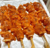 華都食品 骨肉相連 2斤/袋/25串 雞腿肉串雞脆骨串空氣炸鍋食材燒烤 曬單實(shí)拍圖