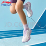 李寧童鞋兒童跑步鞋女大童李寧云減震透氣網(wǎng)面輕量運動(dòng)鞋34YKFV062-2 曬單實(shí)拍圖