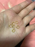 第一福古法金手繩黃金盤纏手鏈足金999手工金古法錘紋金圈隔片硬金配件 5顆6mm約0.9g（預售產(chǎn)品克重多退少補） 曬單實拍圖