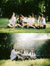 白襯衫女夏短袖jk制服套裝高中生初中生畢業(yè)服班服校服日系學(xué)院風(fēng) 女白短袖（刺繡)+黑中裙+細(xì)交叉 L 曬單實(shí)拍圖