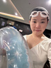 李寧（LI-NING）泳鏡防水防霧男女高清游泳眼鏡平光游泳鏡LNJT224-10暗夜黑 曬單實拍圖