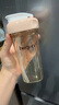 HEGEN海格恩吸管杯兒童水杯學(xué)飲杯奶瓶1-3-6歲直飲吸管嬰兒寶寶牛奶杯 【健康坐姿】 330ml 吸管杯-天使粉 曬單實拍圖