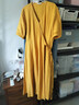 麥檬MM商場(chǎng)同款夏季新款簡(jiǎn)約百搭收腰長(cháng)款連衣裙5E9893401 陽(yáng)光黃 S 曬單實(shí)拍圖