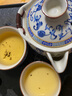 不拙汝窯戶外旅行茶具套裝便攜式旅游茶具快客杯青花瓷明德手抓壺2杯 曬單實拍圖