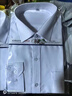 花花公子品牌2025夏季新款純棉條紋襯衫男短袖商務(wù)休閑職業(yè)裝白襯衣男裝 淺藍(lán)色短袖 42 曬單實(shí)拍圖