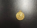 周大生黃金吊墜足金八寶羅盤福字蓮花掛墜項(xiàng)鏈送老婆送媽媽生日禮物女 吊墜金重約1.51g（贈(zèng)金色銀鏈 可換黑繩） 曬單實(shí)拍圖