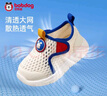 巴布豆童鞋寶寶涼鞋室內(nèi)鞋網(wǎng)面透氣男童鞋子寶寶學(xué)步鞋 學(xué)院紅藍(lán) 25 曬單實(shí)拍圖