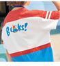 馬騎頓（MQD）【套裝】男大童夏季新品學(xué)院風(fēng)運動(dòng)休閑短袖五分褲兩件套 本白 160 曬單實(shí)拍圖