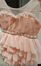 富羅迷女童連衣裙蛋糕公主裙小女孩網(wǎng)紗蛋糕裙中大童禮服裙 橙色 130 曬單實(shí)拍圖
