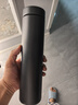 虎牌（TIGER）保溫保冷杯輕量便攜不銹鋼男女水杯MMZ-A60C-KG石墨黑600ml 曬單實(shí)拍圖