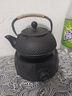 一朵福鐵壺煮茶器圍爐煮茶壺鑄鐵煮水泡茶燒水壺功夫茶具電陶爐煮茶器 茶壺+茶漏+壺蓋叉 900ml 曬單實(shí)拍圖