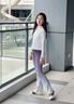 moonkids女童速干長(zhǎng)袖T恤2025秋季新款兒童防曬運(yùn)動(dòng)上衣半拉鏈訓(xùn)練打底衫 19579白色運(yùn)動(dòng)衣 120 cm 曬單實(shí)拍圖