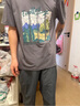班尼路（Baleno）t恤男夏新款冰絲網(wǎng)眼透氣青少年潮流速干圓領休閑情侶設計感短袖 曬單實拍圖