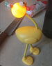 抽象百變小雞燈 桌面創(chuàng)意手機(jī)支架擺件臺(tái)燈充電式衛(wèi)生間房間正品 百變萌雞【黃色】 曬單實(shí)拍圖