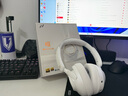 緋樂曜 主動降噪頭戴式無線藍牙耳機 雙金標(biāo)HIFI高解析音質(zhì) 有線四模暢聯(lián)低延遲長續(xù)航電競游戲耳麥 【晨曦白】 曬單實拍圖