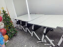航曼森折疊培訓桌會(huì )議桌椅組合可移動(dòng)拼接多功能辦公輔導班長(cháng)條雙人課桌 120*60*75（不含椅子） 曬單實(shí)拍圖
