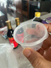 拜杰百香果分裝一次性醬料盒調(diào)料打包盒冷凍盒50ML50只裝 曬單實拍圖