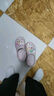 名創(chuàng)優(yōu)品（MINISO）洞洞鞋女款2025新款eva防滑防臭沙灘鞋增高涼拖鞋女夏季外穿 白色 38-39 曬單實拍圖