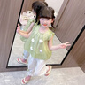 迪士尼寶寶女童套裝夏裝2025新款洋氣嬰兒短袖兒童韓系小童裝一歲女寶寶衣服 綠色 80 建議75-85cm9-12月cm 曬單實(shí)拍圖