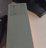 張小泉磨刀石棕剛玉油石粗細兩用磨刀石帶托防滑磨刀 120目240目家用磨刀石 曬單實(shí)拍圖