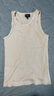H&M男裝背心秋季簡(jiǎn)約修身圓領(lǐng)羅紋直筒柔軟舒適無(wú)袖背心1227155 米色 XS 165/84 建議拍大一碼 曬單實(shí)拍圖
