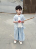 DOMIAMIAKIDS漢服兒童古風套裝夏季唐裝表演出服寶寶周歲禮服中式男女童裝 新中式套裝男款 110 （100-110cm/32-40斤） 曬單實拍圖