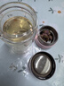 WCZ德國茶水分離玻璃杯馬卡龍色便攜杯子過濾網防漏功能適用旅行韓式 淡雅粉(250ML)帶杯套杯刷 曬單實拍圖