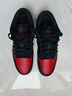 Jordan休閑鞋男子AJ1 JORDAN 1 LOW 低幫運(yùn)動(dòng)鞋553558-067紅黑42.5 曬單實(shí)拍圖