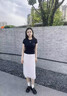 CAMILA KSENIA2025新款春夏厚底增高樂福鞋女百搭英倫風(fēng)小皮鞋子 黑色 37 曬單實拍圖
