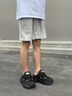 馬克華菲輕奢情侶男女鞋2025夏季涼鞋透氣一腳蹬懶人鞋老爹鞋包頭半拖鞋 黑色半拖鞋 40 曬單實(shí)拍圖