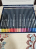 輝柏嘉（Faber-castell）油性彩鉛筆48色專(zhuān)業(yè)手繪美術(shù)生專(zhuān)用藍(lán)鐵盒彩色鉛筆Goldfaber Aqua系列114748開(kāi)學(xué)寫(xiě)生 曬單實(shí)拍圖
