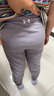 安德瑪（Under Armour）女童瑜伽褲休閑褲中大童緊身運動(dòng)褲251225179 鉛灰紫 150cm  曬單實(shí)拍圖