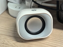 惠普（HP）電腦音響臺式家用有線小音箱超重低音炮小型迷你電競游戲揚聲器 【小團子】糯米白 曬單實拍圖